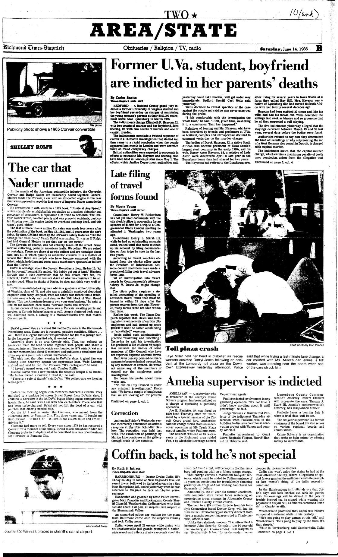 June 14 1986 State front